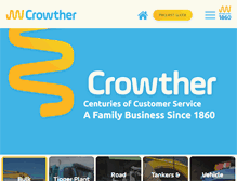 Tablet Screenshot of jwcrowther.co.uk